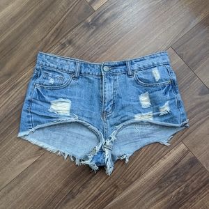 5/$45 Vintage Cropped Jean Shorts